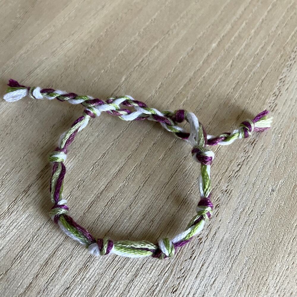 Verna Bracelet anklet trendy comfortable tie embroidery thread woven gift